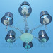 3d model Chandelier for six shades - preview