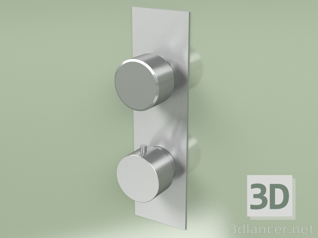 3D modeli 1 kesme vanalı termostatik karıştırıcı seti (16 88 0, AS) - önizleme