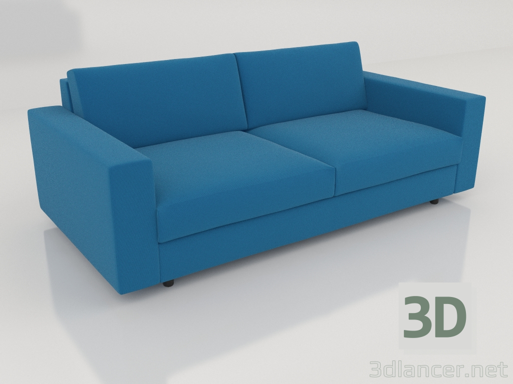 modèle 3D Canapé 2,5 places - preview