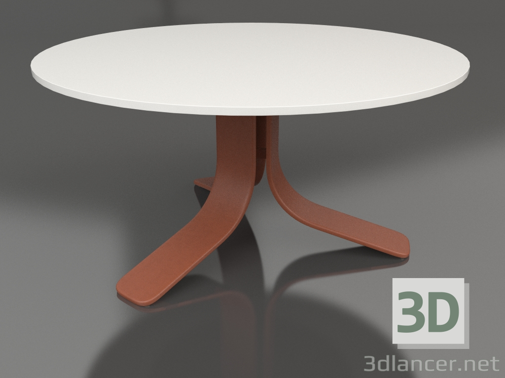 modello 3D Tavolino Ø80 (Terracotta, DEKTON Zenith) - anteprima