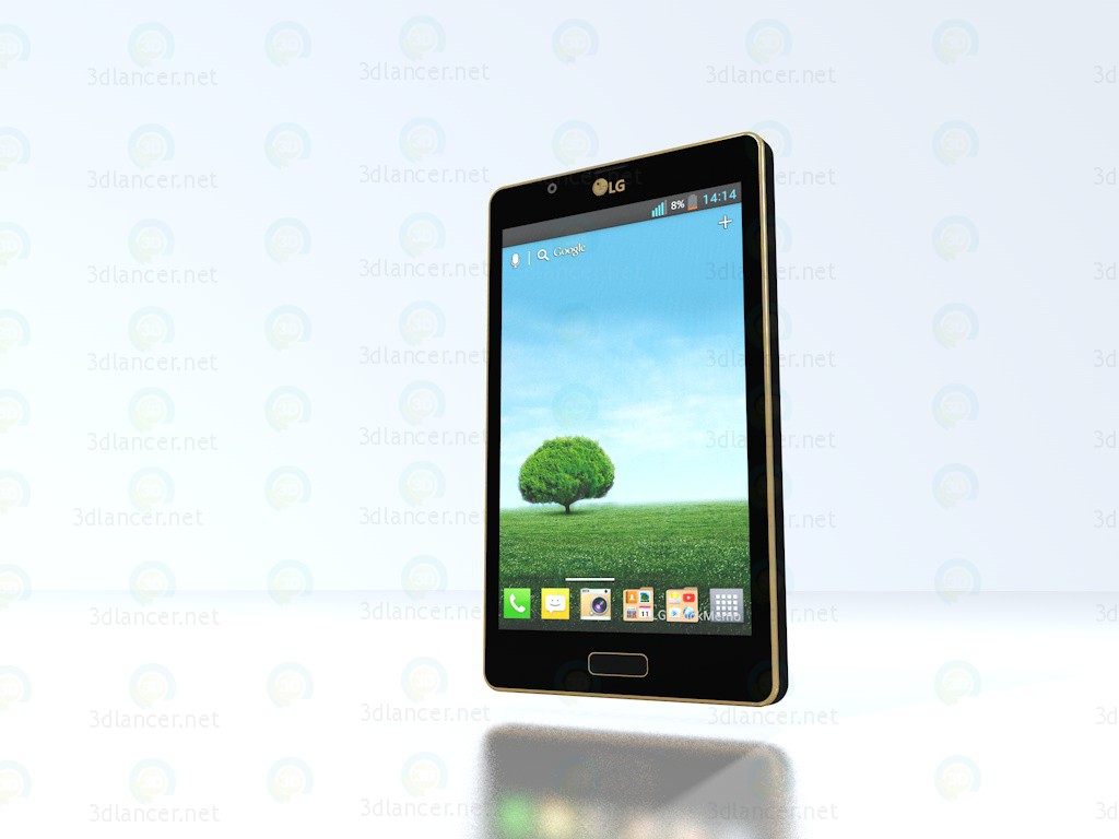 modèle 3D de Téléphone LG L7 (P705) acheter - rendu