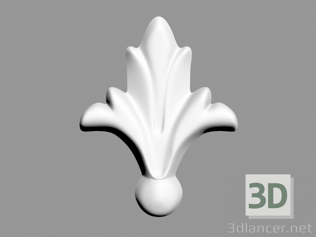 3D Modell Wanddekoration (F14) - Vorschau