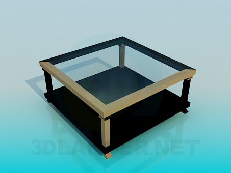 3D Modell Tisch für Zeitungen und Zeitschriften - Vorschau