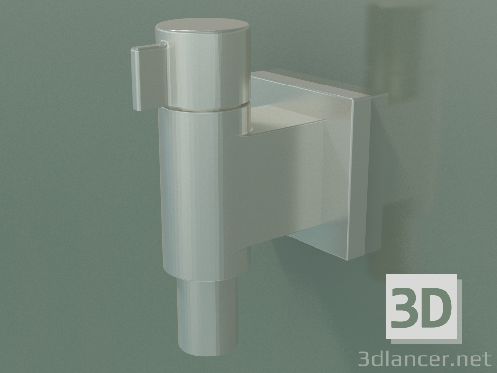 modèle 3D Coude de raccordement mural avec valve (28451985-06) - preview