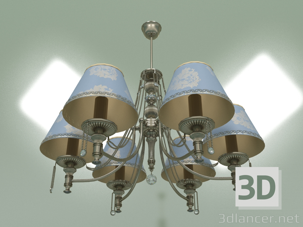 3 डी मॉडल झूमर निको अबज़ूर एनआईसी-जेडडब्ल्यू -6 (पीए) - पूर्वावलोकन