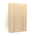 3 डी मॉडल अलमारी मेगावाट 02 लकड़ी (1800x600x2800, लकड़ी सफेद) - पूर्वावलोकन