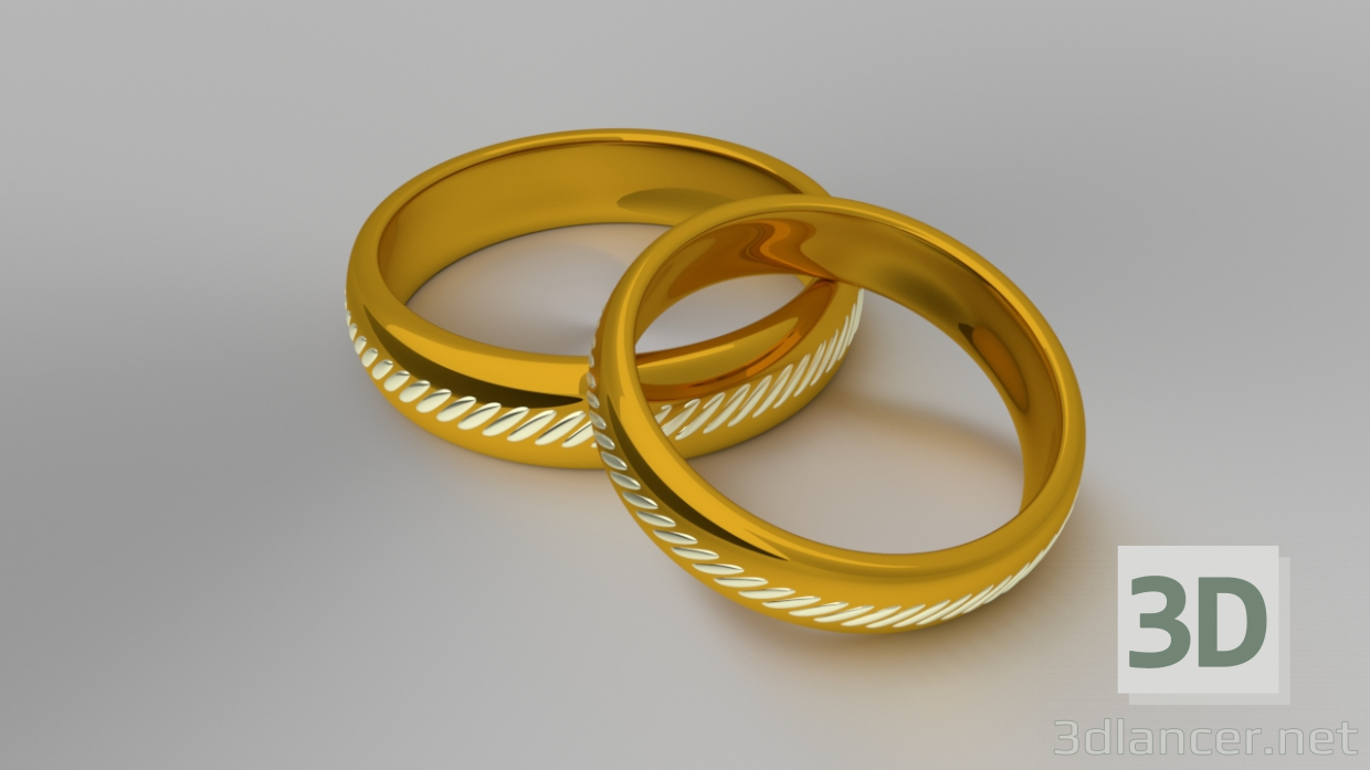 modello 3D di Treccia leggera ad anello comprare - rendering