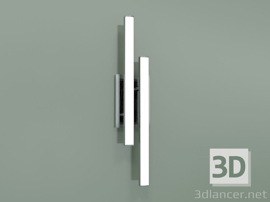 3D Modell Wandleuchte 90020-2 (Chrom) - Vorschau
