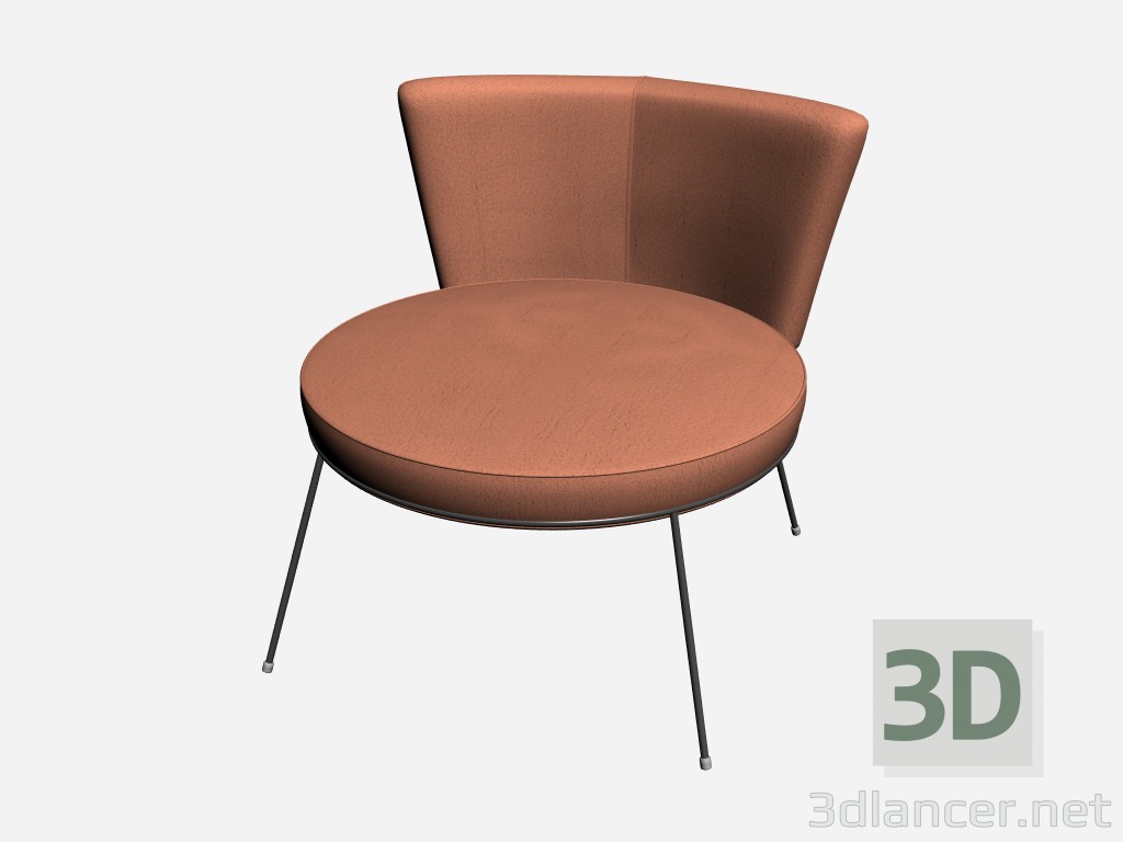 modello 3D Sedia Margherita - anteprima