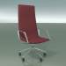 3d model Manager chair 4905BI (5 wheels, with armrests) - preview