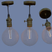 Vintage Vintage-Fassung mit Lexmon-Lampe 3D-Modell kaufen - Rendern