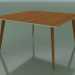 3d model Square table 3503 (H 74 - 140x140 cm, M02, Teak effect, option 1) - preview