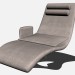 3d model Salón silla Diva (con apoyabrazos) - vista previa