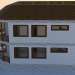 modello 3D Casa a due piani con mansarda - anteprima