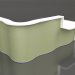 3D modeli Resepsiyon masası Wave LUV40L (2780x1103) - önizleme