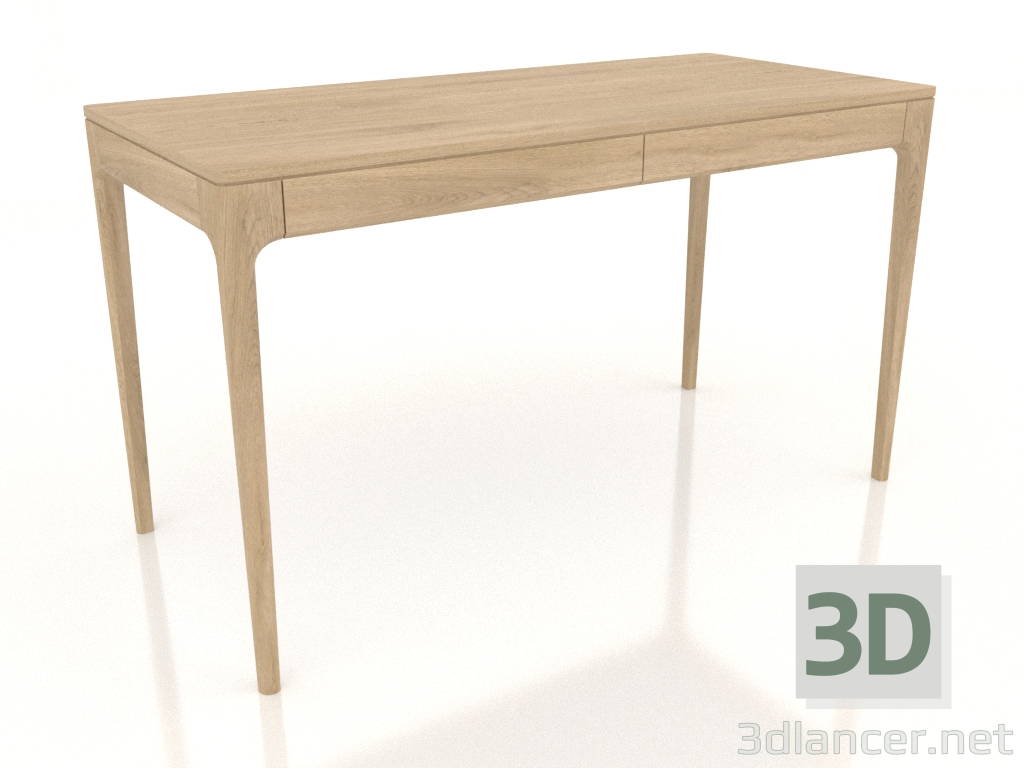 modèle 3D Table de travail FARGO 1300x600x750 mm (chêne éclairci) - preview