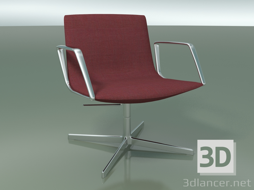 3D Modell Stuhl für Ruhe 4915СI (4 Beine, mit Armlehnen) - Vorschau
