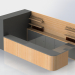 modello 3D Barra Bar - angolo - anteprima