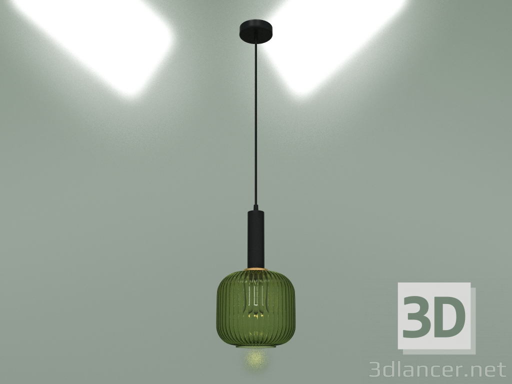 Modelo 3d Lâmpada pendente 50182-1 (verde) - preview