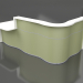 3D modeli Resepsiyon masası Wave LUV40P (2780x1103) - önizleme