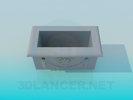3D Modell Pflanzgefäß - Vorschau