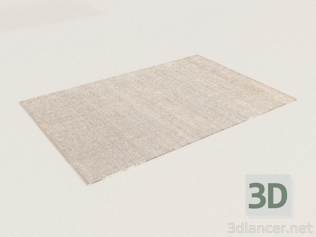 modello 3D Tappeto ANA BIANCO NEVE (200x300) - anteprima