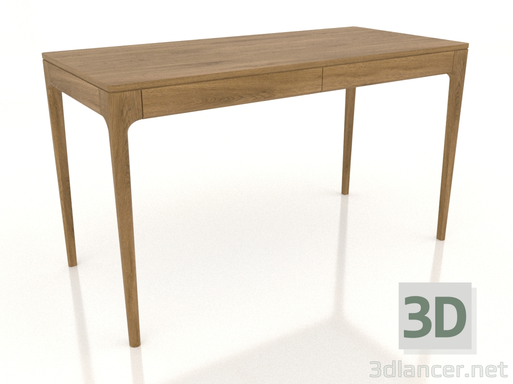 modèle 3D Table de travail FARGO 1300x600x750 mm (chêne naturel) - preview