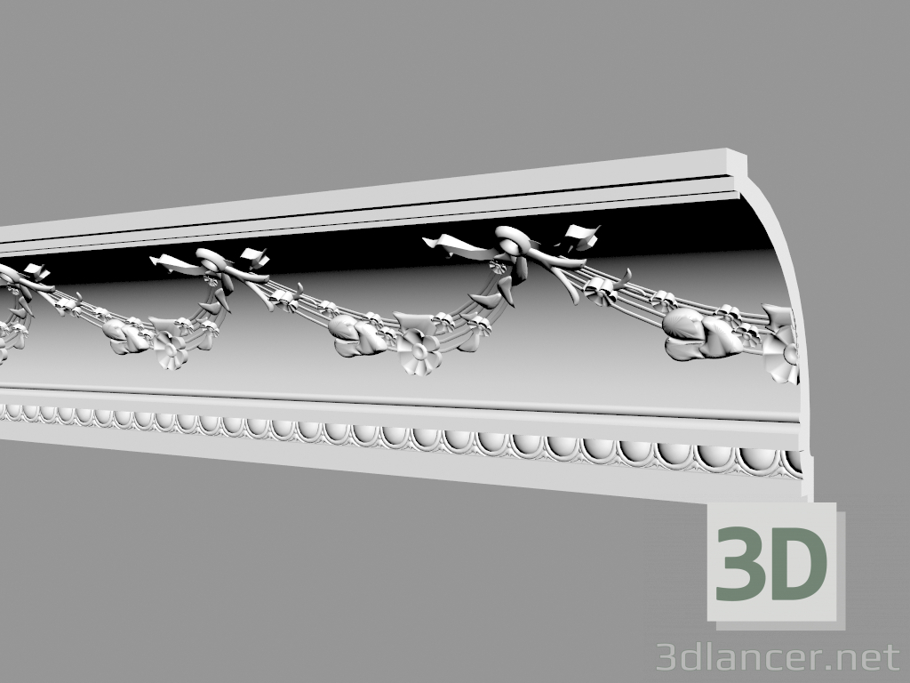modèle 3D Corniche C102 - preview