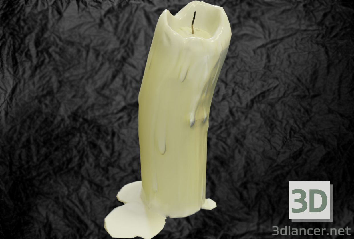 modello 3D di candela comprare - rendering