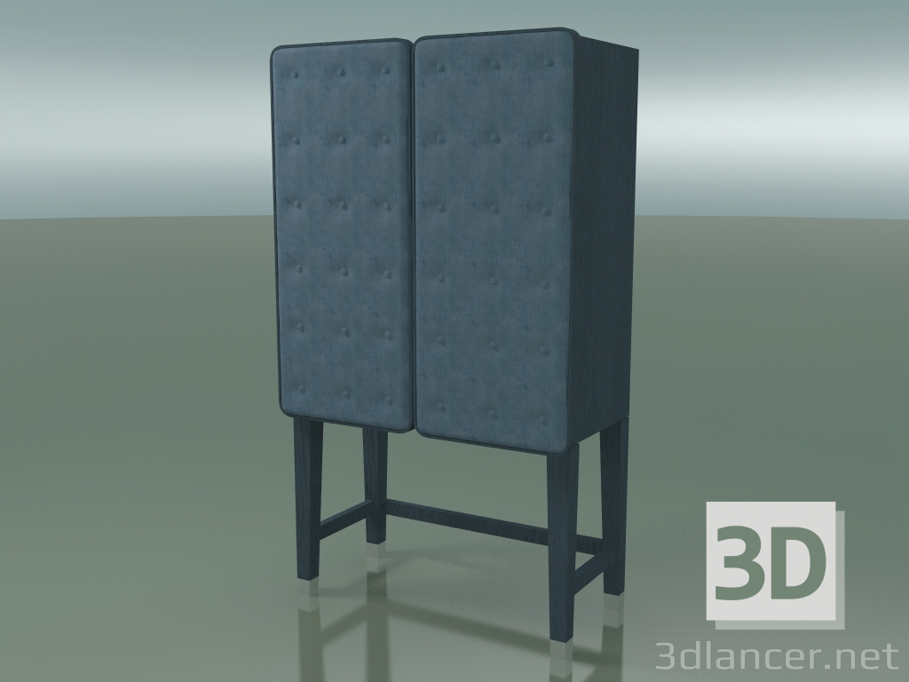 3D Modell Schließfach (85, blau) - Vorschau