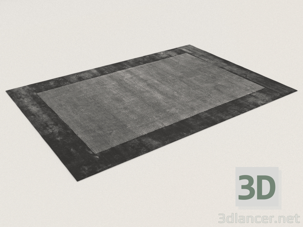3D Modell Teppich ARACELIS CHARCOAL (160x230) - Vorschau