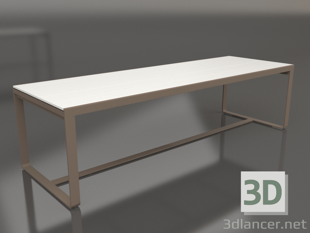 modello 3D Tavolo da pranzo 270 (DEKTON Zenith, Bronzo) - anteprima