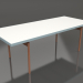modèle 3D Table à manger (Bleu gris, DEKTON Zenith) - preview