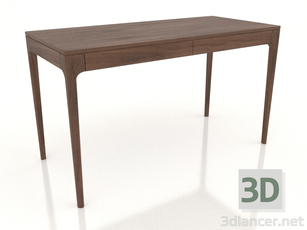 modèle 3D Table de travail FARGO 1300x600x750 mm (chêne tabac) - preview