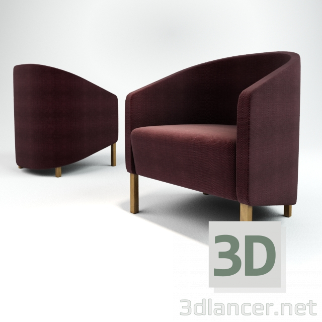 modello 3D di sedia comprare - rendering