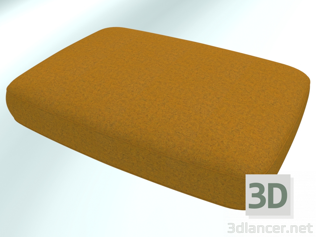 3d model Decorative pillow rectangular OORT (55X40) - preview