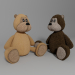Teddy-Kinderspielzeug 3D-Modell kaufen - Rendern