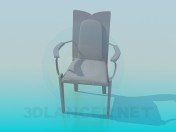 मूल डिजाइन के साथ कुर्सी