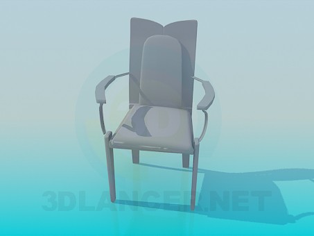 modèle 3D Chaise avec un design original - preview