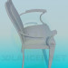 modèle 3D Chaise avec un design original - preview