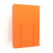 3D modeli Gardırop MW 02 boya (1800x600x2800, parlak parlak turuncu) - önizleme