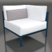 modèle 3D Module canapé, section 6 (Gris bleu) - preview
