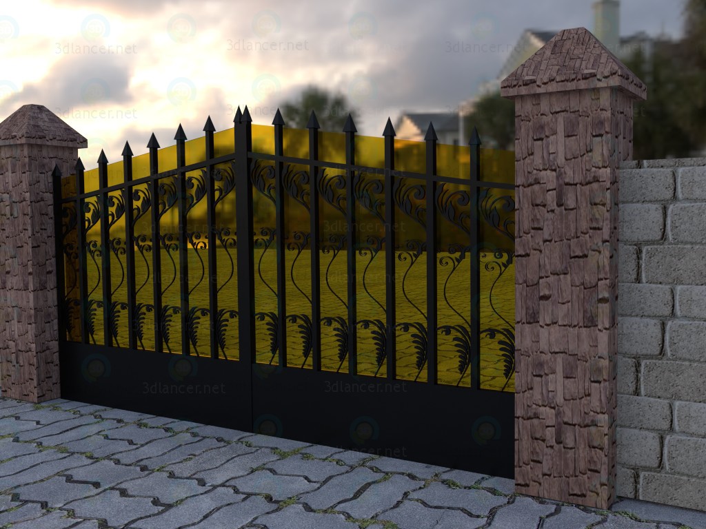 3d модель Ворота – превью