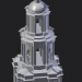 Modelo 3d Ryazan. Torre sineira da catedral - preview