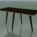 3d model Rectangular table 3504 (H 74 - 160x80 cm, M02, Wenge, option 1) - preview
