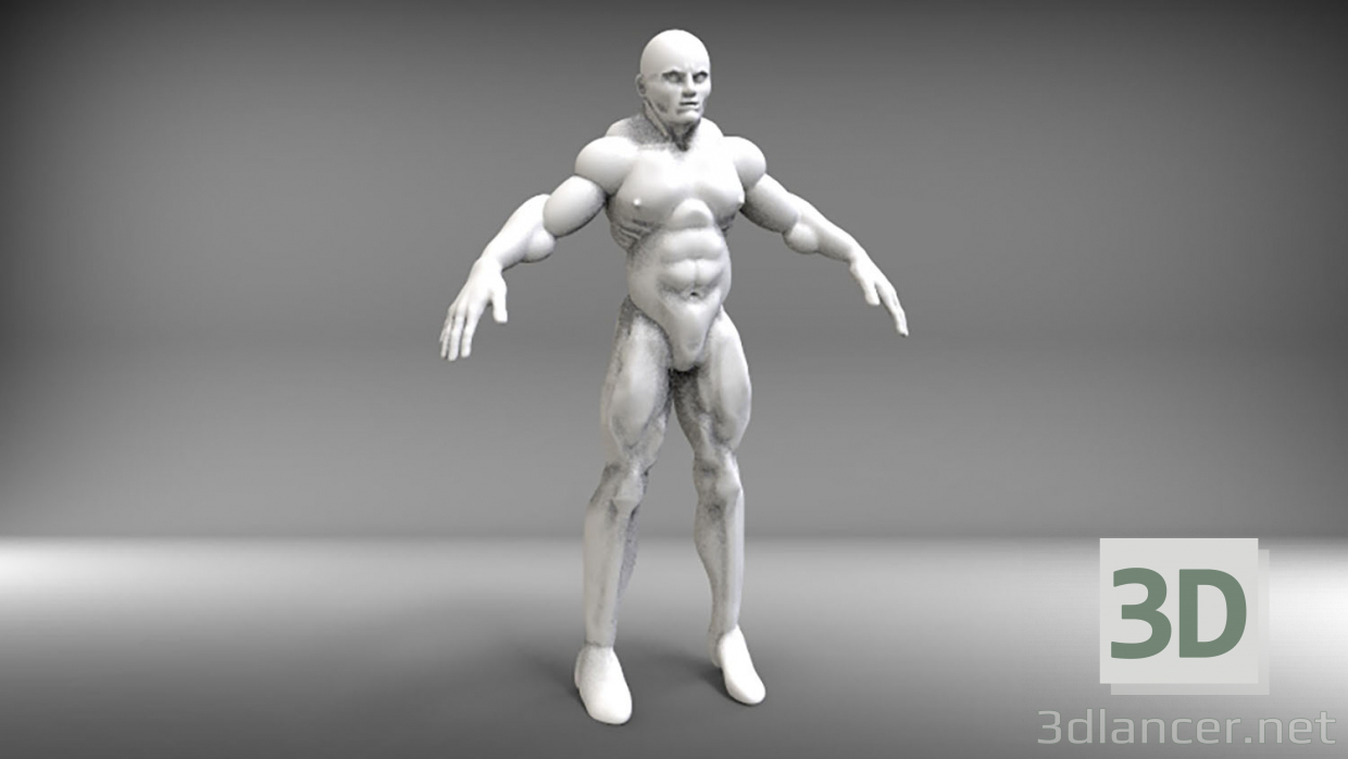 3D Modell Kerl - Vorschau