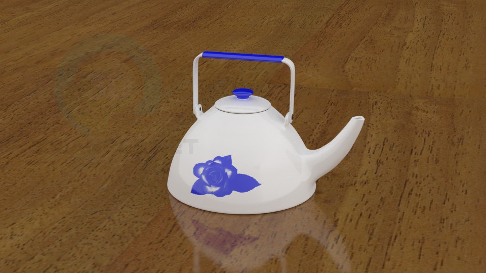 3 डी मॉडल Teapot2 - पूर्वावलोकन