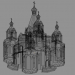 modello 3D Desnogorsk. cattedrale - anteprima