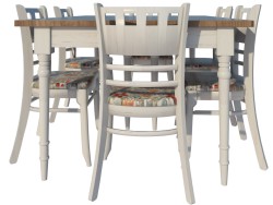Provence yemek masa ve sandalyeler