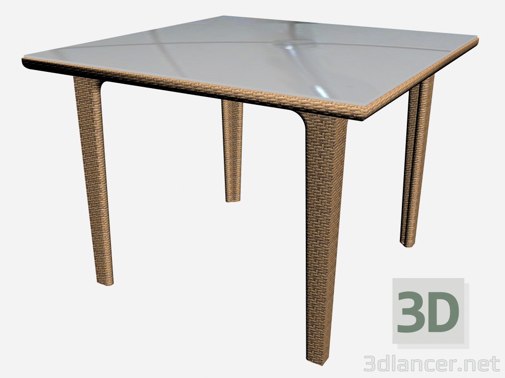 3D Modell Esstisch-Tischfuß 6482 88101 - Vorschau